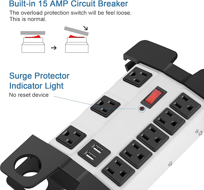 CCCEI Heavy Duty Power Strip