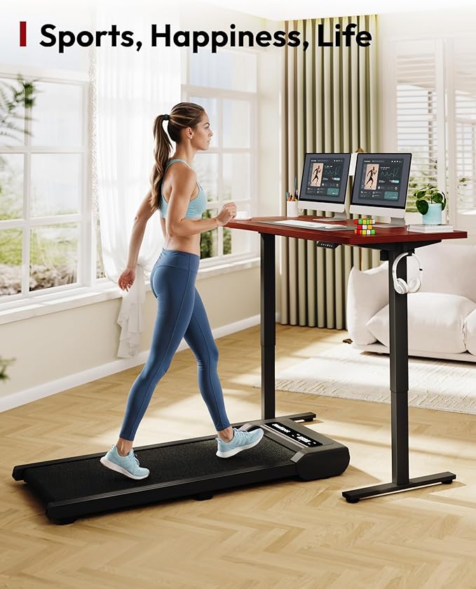 SANODESK Electric Standing Desk 55 x 28 Inches Whole-Piece Desktop Height