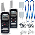 ELIDAIP M6P Mini Walkie Talkies, 1100mAh Battery Rechargeable, 128 Channels (2 Pack)
