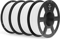 ELEGOO PLA Filament 1.75mm White 4KG, 3D Printer Filament Dimensional Accuracy