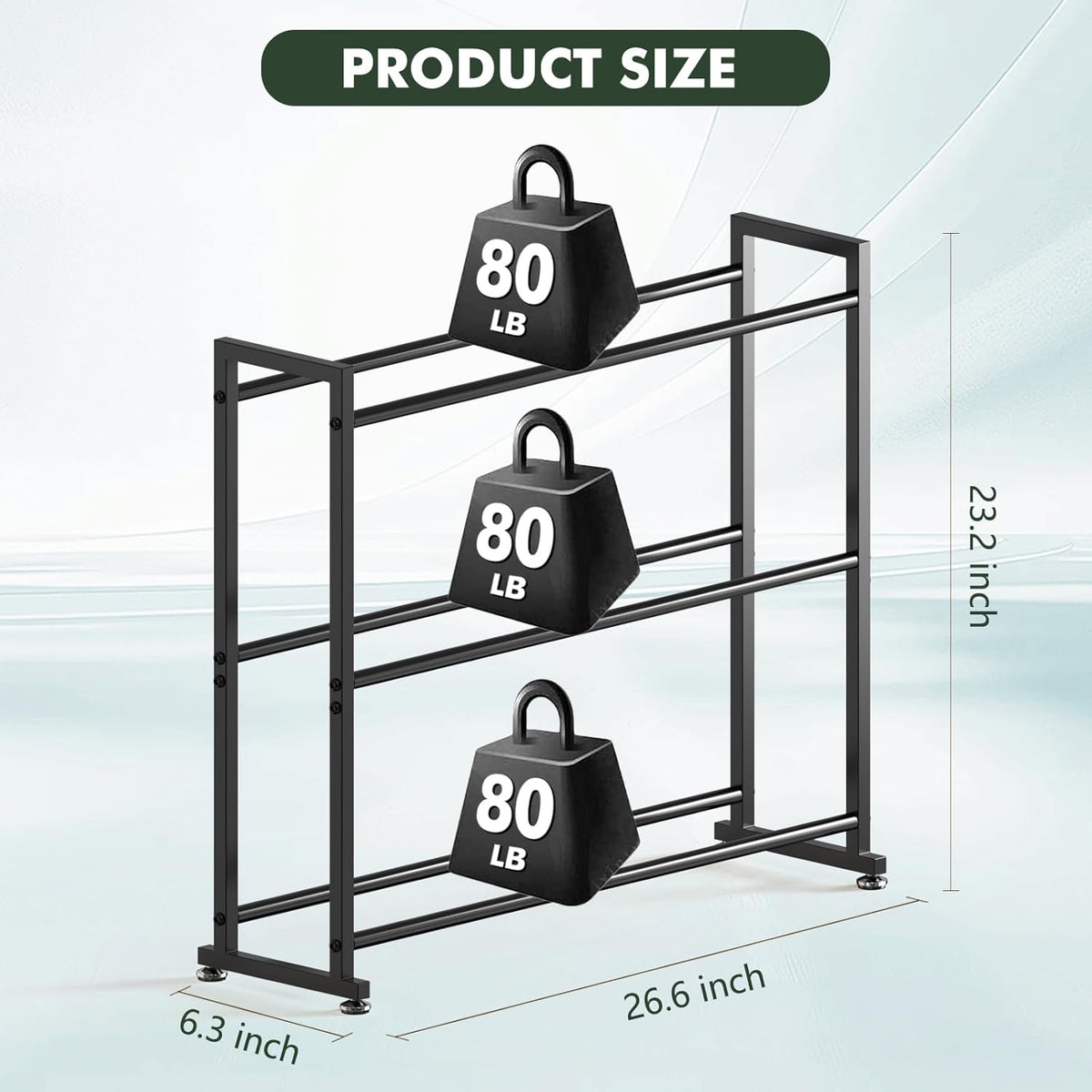 3-Tier 3D Filament Storage Rack - Heavy Duty Metal Spool Shelf for 30 Rolls