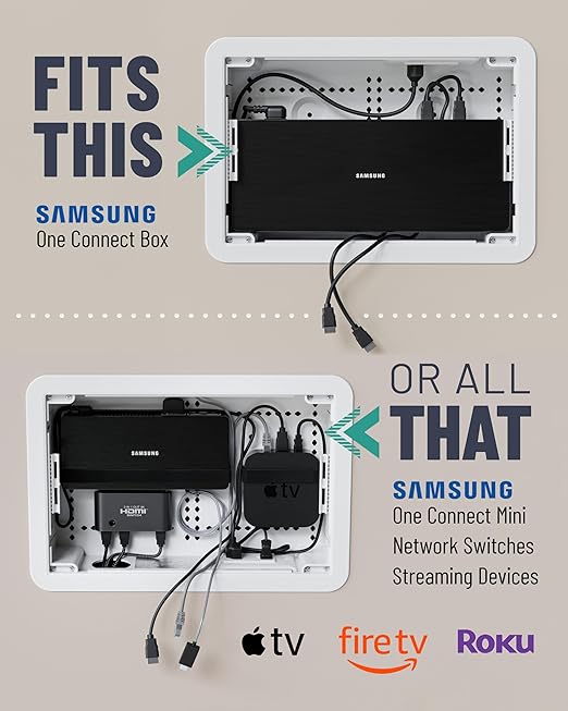 ECHOGEAR 9" in-Wall TV Media Box