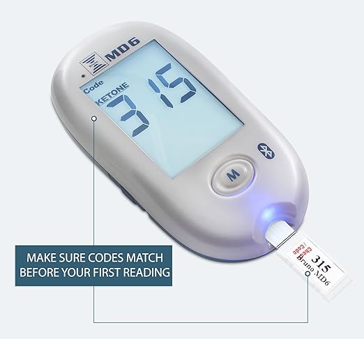 Bruno MD6 Blood Ketone & Glucose Monitoring System | Track Your Ketones &