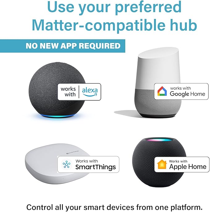 Legrand Wi-Fi Matter Smart Switch, Effortless Setup, Enhanced Compatibility