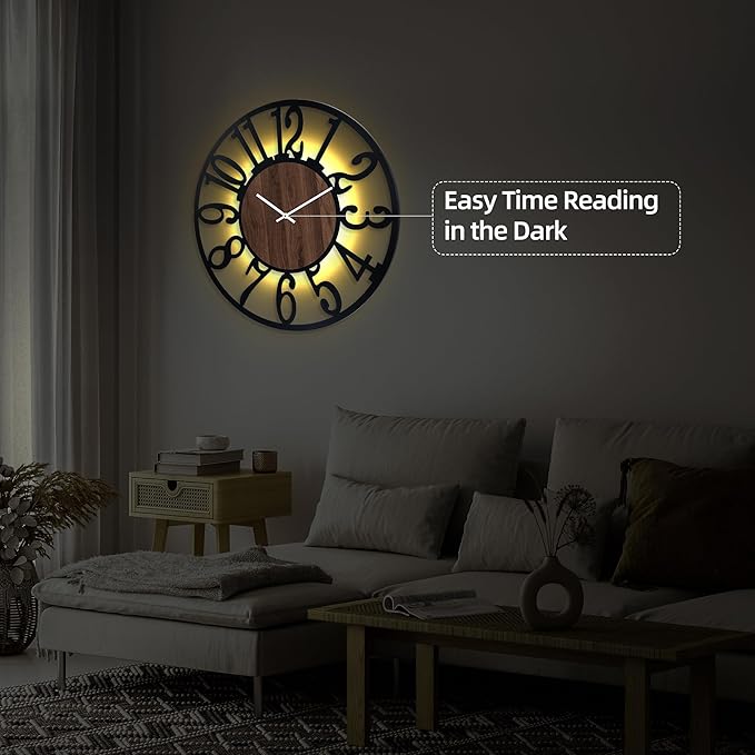 Casaformia 32'' Large Silent Wall Clock