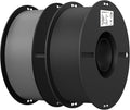 Creality PLA 3D Printer Filament, Black & Grey, 2-Pack, 2KG Total