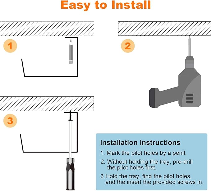 Under Desk Cable Management- 6 Pack Cord Organizer. Metal Wire Cable Management