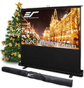 Elite Screens ezCinema 2, 70-inch 16:9, Manual Floor Pull Up Scissor Backed