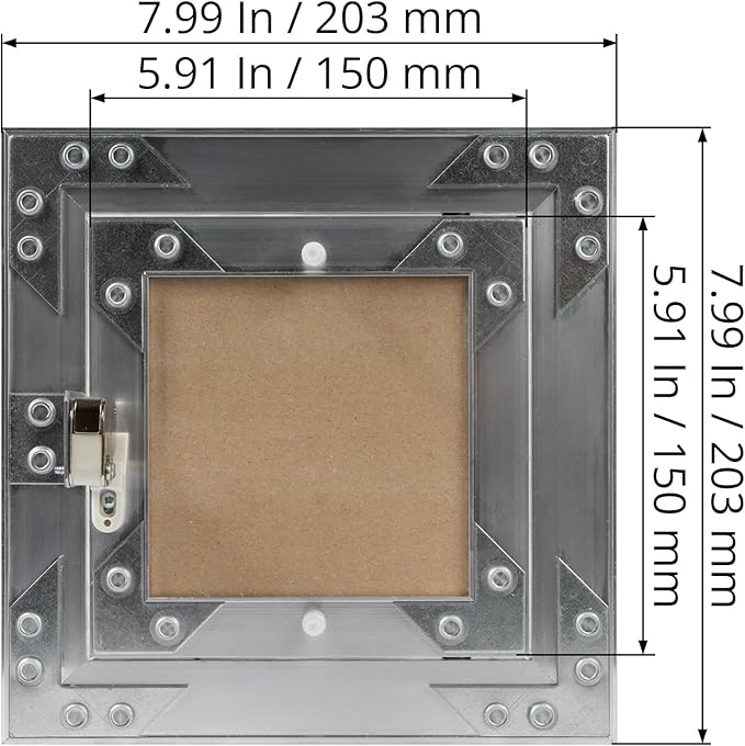 6" x 6" Inch Aluminum Drywall Access Panel