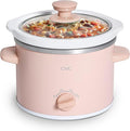 COOK WITH COLOR 2QT Mini Electric Round Slow Cooker