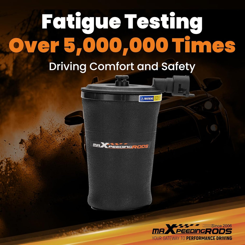 maxpeedingrods rear air suspension bags for lincoln towncar, side view