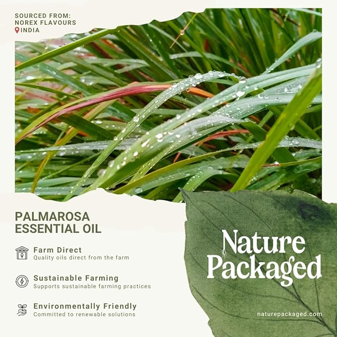 Palmarosa Essential Oil Direct from Norex Flavours India