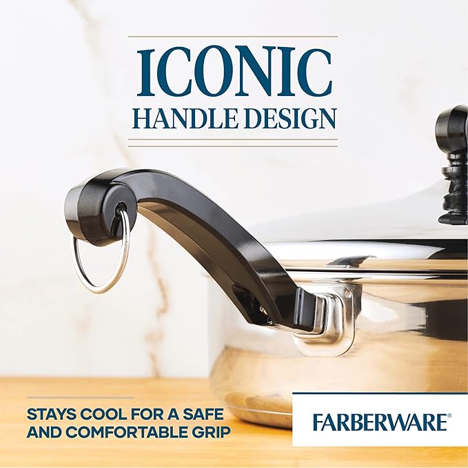 Farberware Classic Stainless Steel Fry Lid, Saute Pan