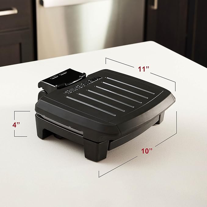 George Foreman® Fully Submersible™ Grill, NEW Dishwasher Safe, Wash the Entire