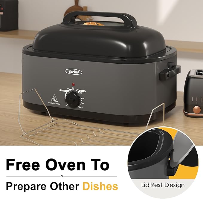 Sunvivi Roaster Oven, Electric Roaster Oven