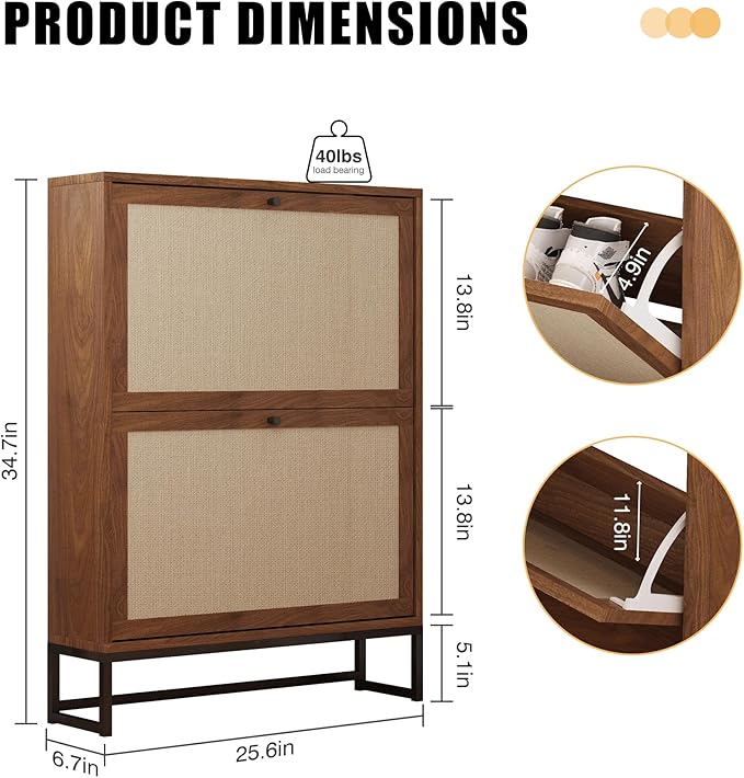 AVZEAR Freestanding Shoe Organizer