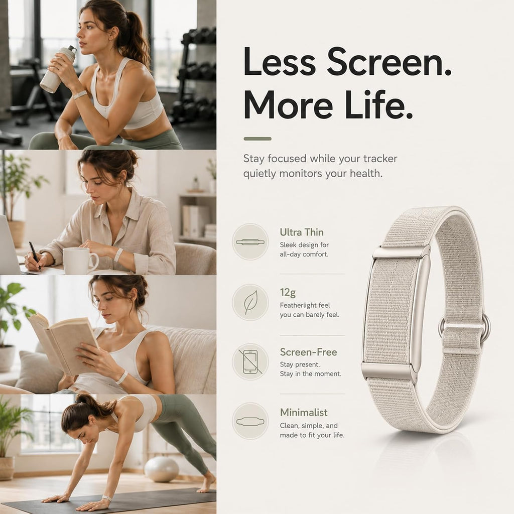 yihou smart fitness tracker for women & men, close-up detail