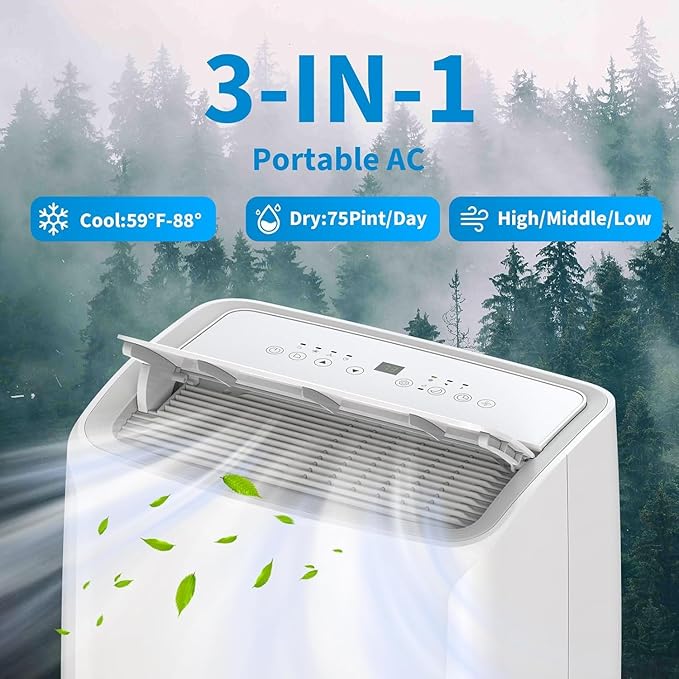 Portable Air Conditioners 14, 000 BTU, Portable AC Unit