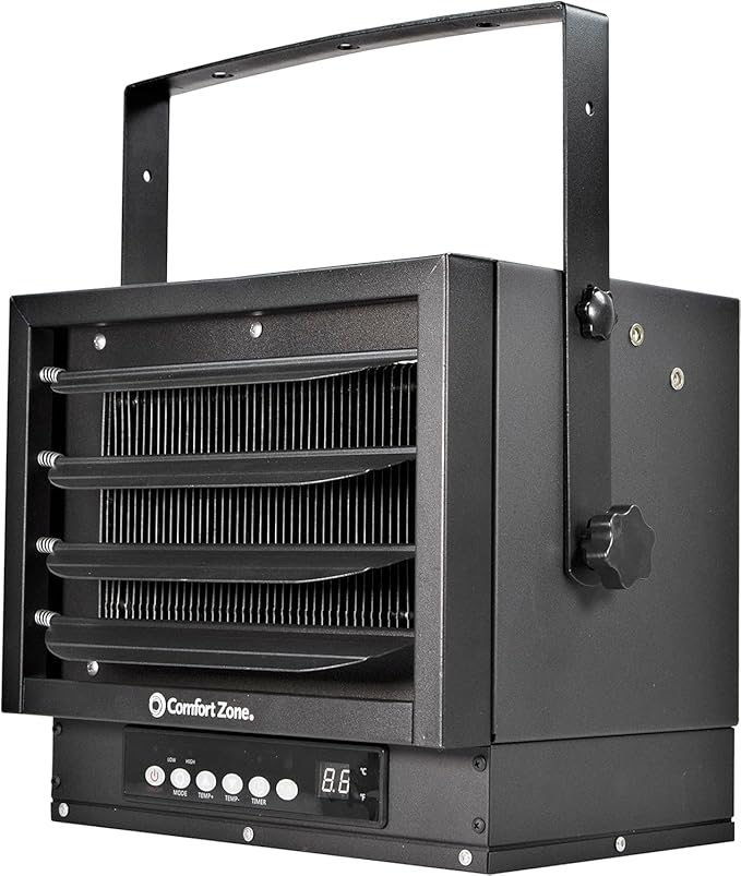 Comfort Zone Hard-Wired Ceiling Mount Garage Space Heater
