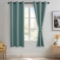 JIUZHEN Stone Blue Blackout Curtains