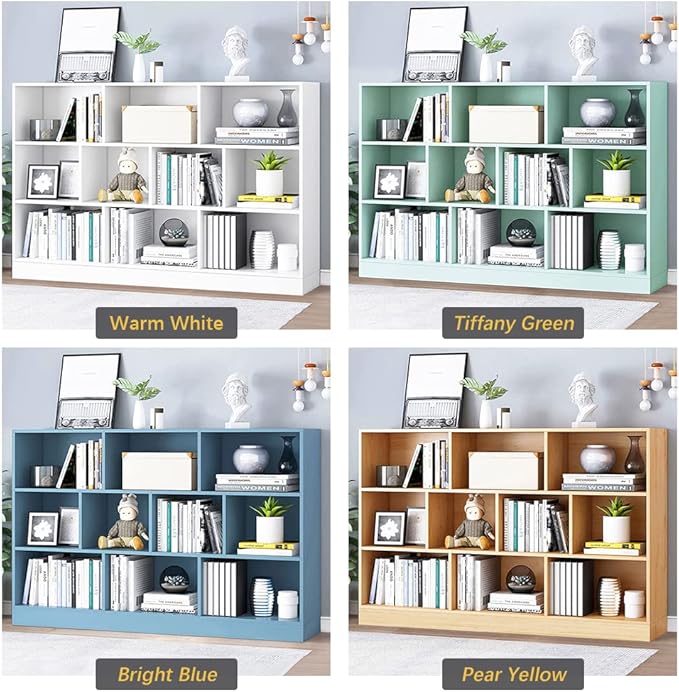 IOTXY Open Shelf Low Bookcase
