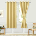 Hiasan Blackout Curtains for Bedroom, 52 x 63 Inches Length