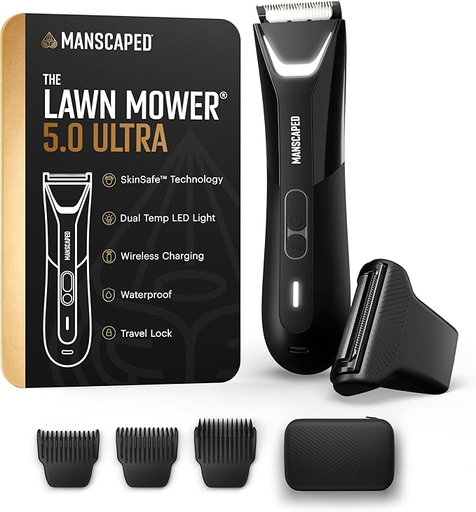 MANSCAPED® The Lawn Mower® 5.0 Ultra Groin & Body Hair Trimmer – Dual-Head
