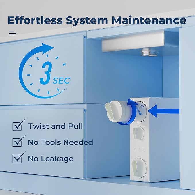 iSpring RO500-BN, NSF Certified Tankless RO Reverse Osmosis Water Filtration
