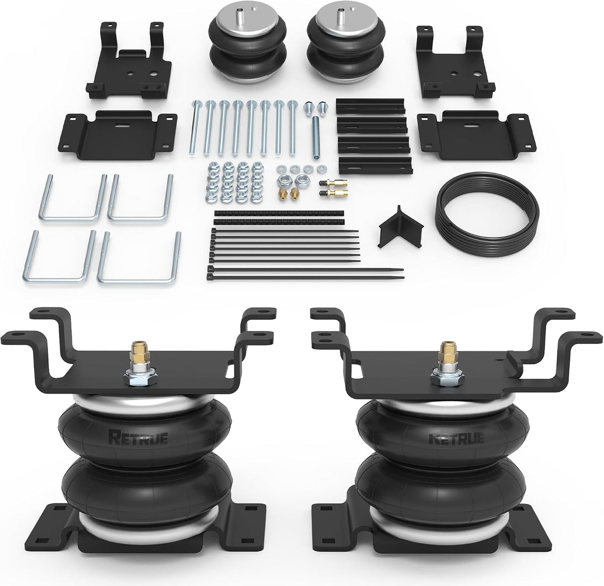 RETRUE Rear Air Bags Suspension Kit for 2005-2020 NISSAN Frontier