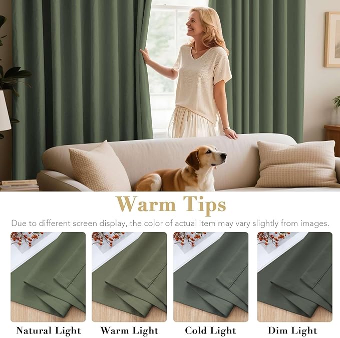 H.VERSAILTEX Ultra Soft Microfiber Thermal Insulated Antique Copper Grommet (Set of 2)
