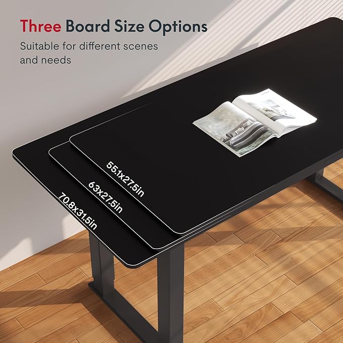 SANODESK 4-Leg Standing Desk, Electric Height Adjustable Desk