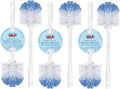 LOLA Classic Toilet Brush, 6 Pack, Durable Fiber Stiff Bristles, Compact Size