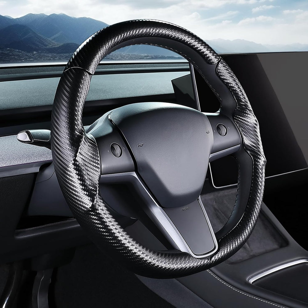 Steering Wheel Cover for Tesla Model 3 2017-2023/ Model Y 2020-2024