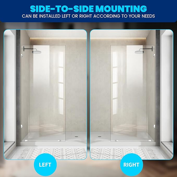 Bathroom Shower Glass Door 34 * 74"