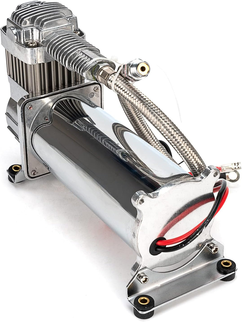 chrome 580 air compressors system kit 5 gal on a desk or shelf