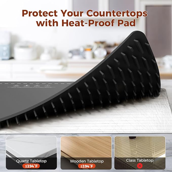 Upgrade Graphene Warming Mat for Food, Food Warming Mat for Countertop