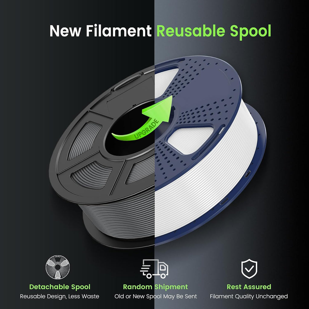 SUNLU High Speed PLA Filament 1.75mm, 4kg, Black*4