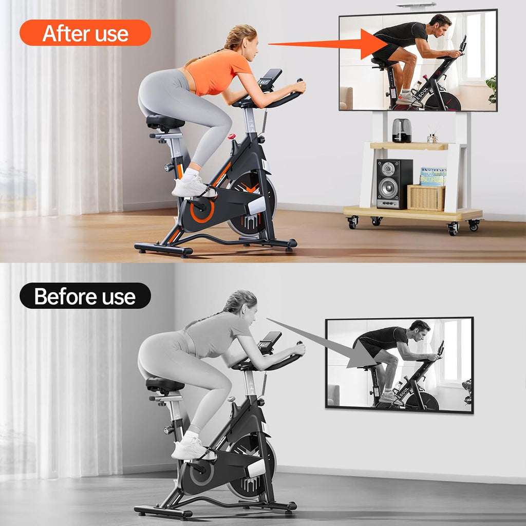 Mobile TV Stand on Wheels for 32-75 Inch TVs