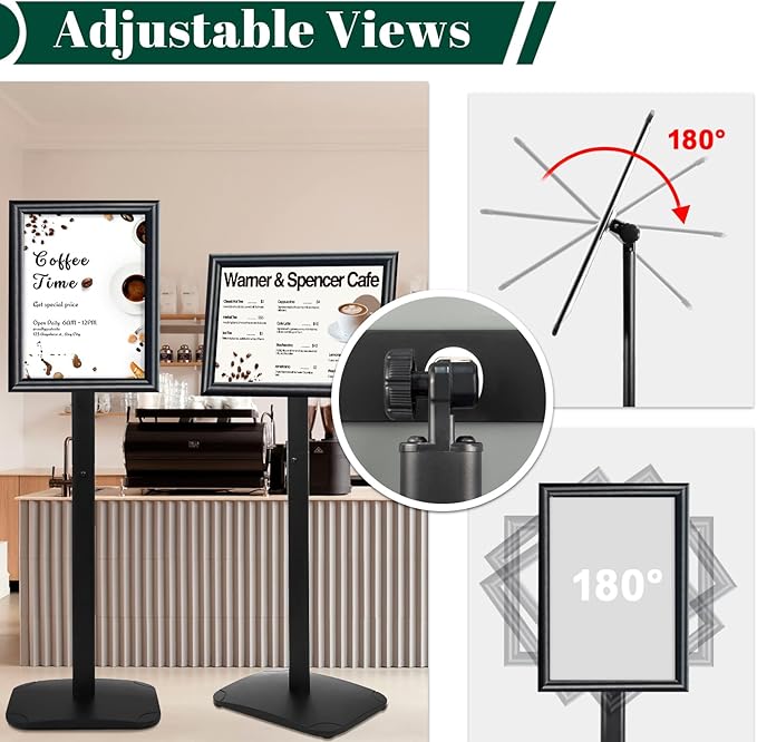 Heavy Duty Pedestal Sign Holder