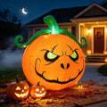 5FT Halloween Inflatables Pumpkin Outdoor Decorations Yard Decor