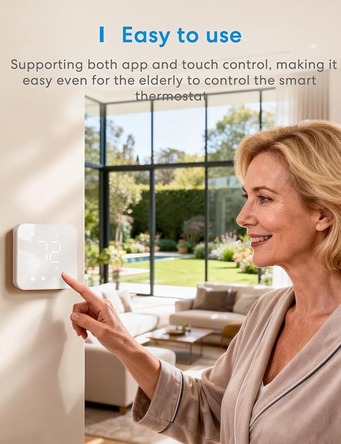 meross Smart Thermostat for Home, WiFi Thermostat Works