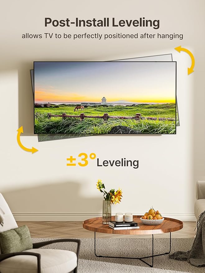 monTEK Long Arm TV Wall Mount for Most 23-65 Inch TVs, 29 Inch Long Extension