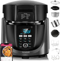 Nuwave Duet Electric Pressure Cooker & Air Fryer Combo, 450 IN 1 Slow Cooker &