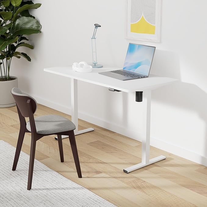 SANODESK Electric Standing Desk 40 x 24 Inches Whole-Piece Desktop Height
