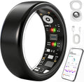 Smart Ring Health Tracker for Women Men, Fitness Ring Gen3 Black,8