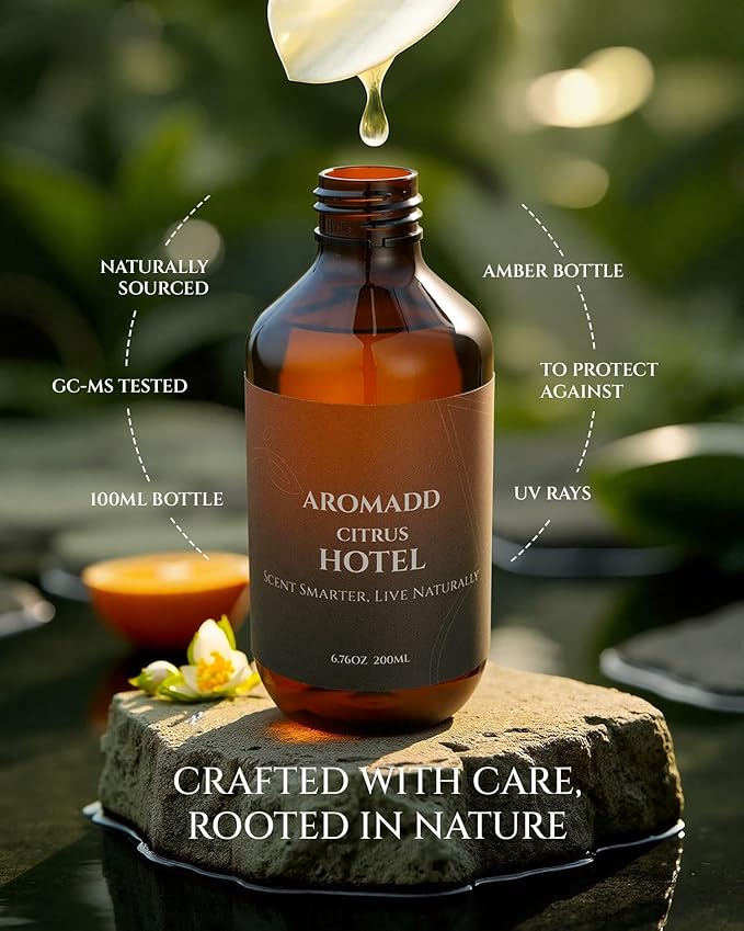 Citrus Hotel Diffuser Oil Inspired by Luxury Hotel Scent, Essential Oils