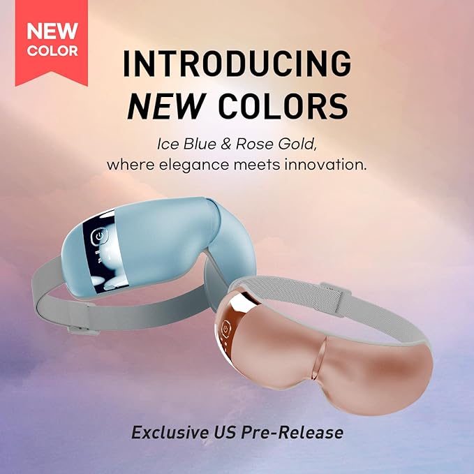 HubiCare Eye Massager with Heat, and Music Helps Relieve Strain, Dark Circles