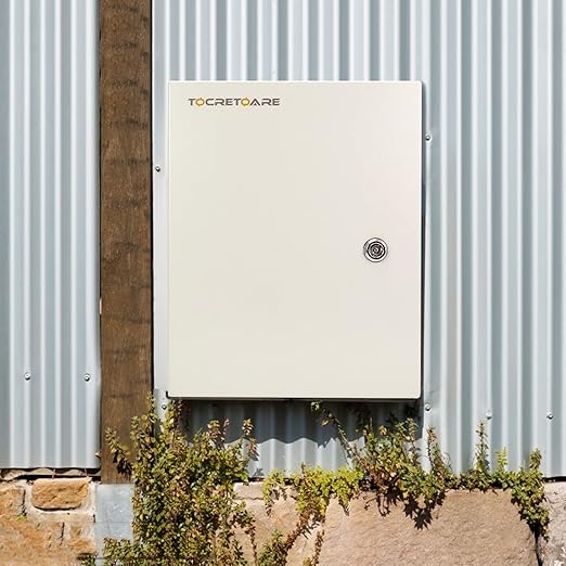 Outdoor Electrical Box, Steel Junction Box 20 x 16 x 8'', NEMA 4X Electrical