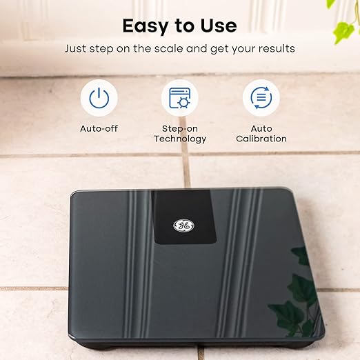 GE Bathroom Scale for Body Weight, Digital Weight Scales 500lb Heavy Duty