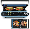 COSTWAY Panini Press, 1200W Sandwich Maker
